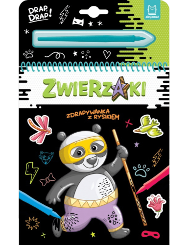 Zwierzaki. Zdrapywanka z rysikiem