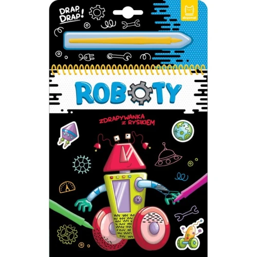 Roboty. Zdrapywanka z rysikiem