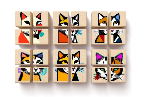 Artystyczne PUZZLE  - Koty